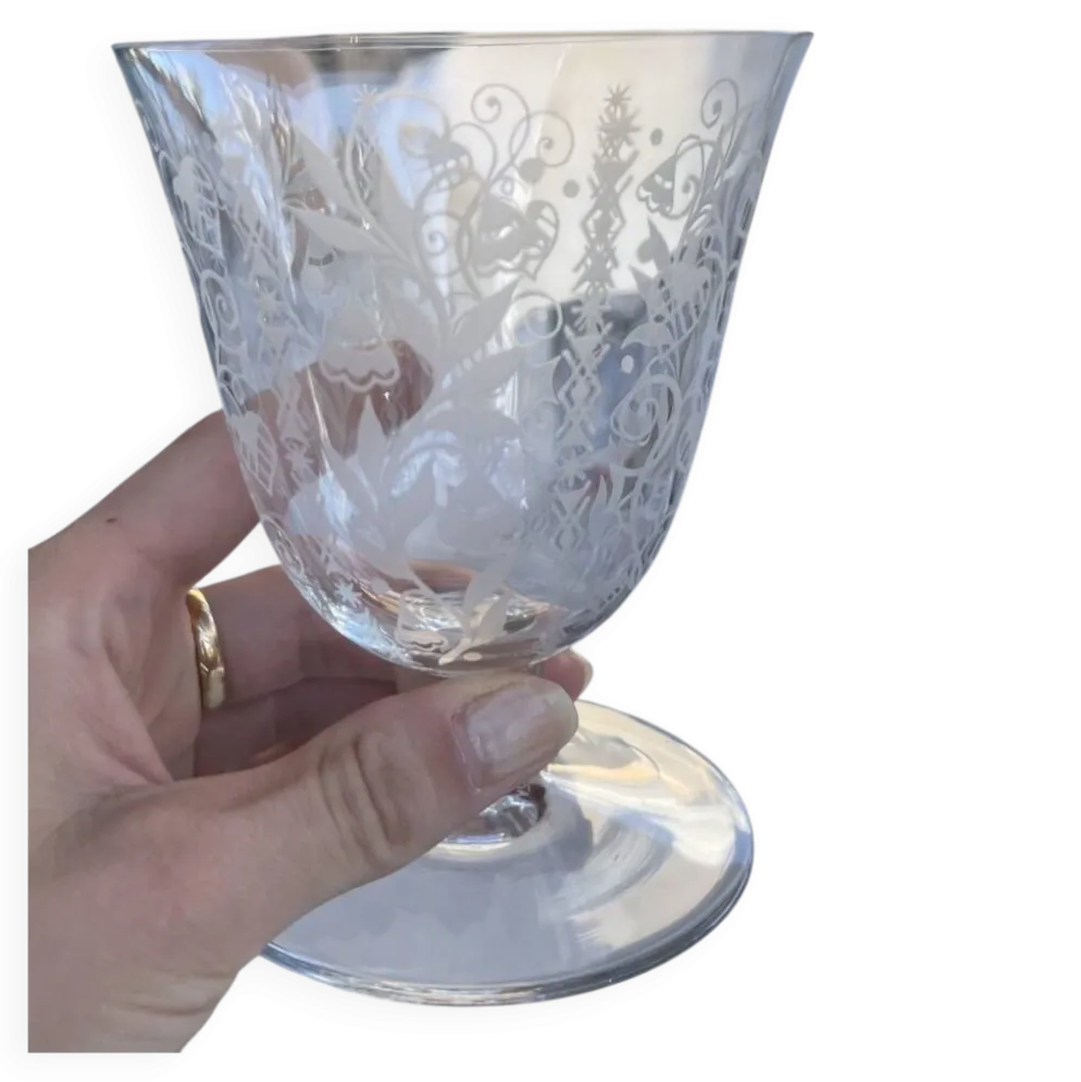 Lot de 11 verres cristal - baccarat - Argentina