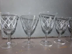 Lot de 6 verres dépareillés