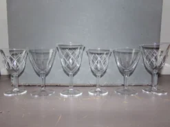 Lot de 6 verres dépareillés