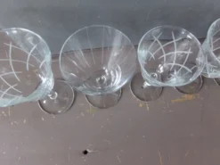 Lot de 6 verres dépareillés
