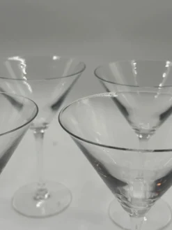 Lot de 4 verres à martini