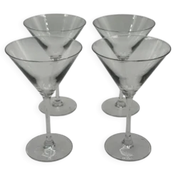 Lot de 4 verres à martini