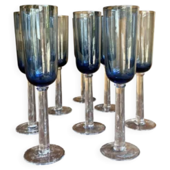 Lot de 8 verres à pied