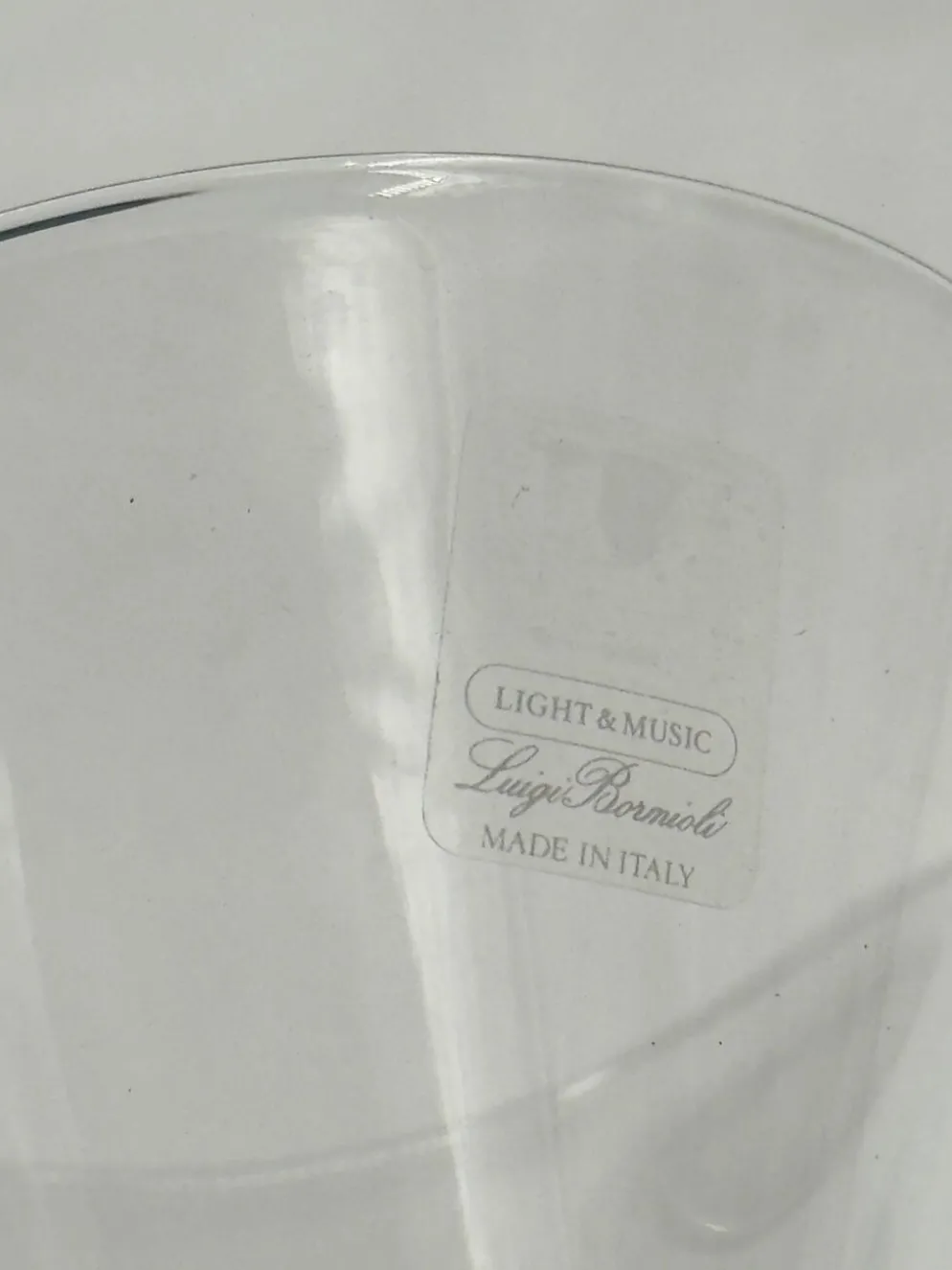Lot de 4 verres à vin italiens vintage à tiges sculpturales bleues, deux tailles