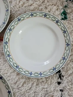 Lot n°2 de 6 assiettes creuses St Amand