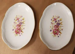 lot 2 petits plats vaisselle vintage