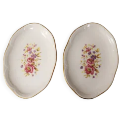 lot 2 petits plats vaisselle vintage