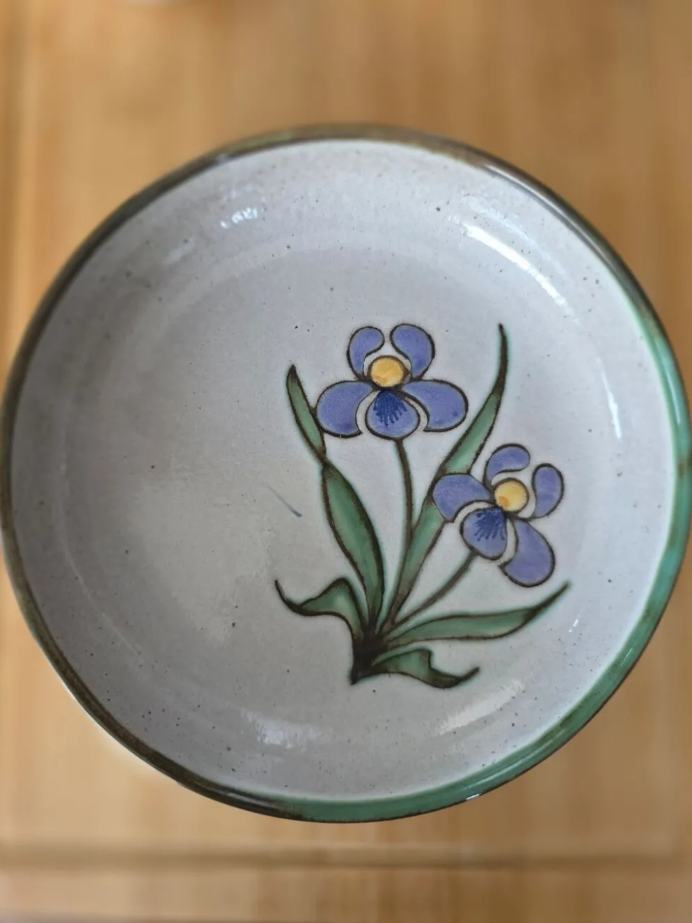 Lot 3 pièces céramique Natoli Vallauris – Décor Iris