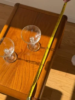 Lot table gigogne en bois vintage