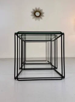 Lot 3 tables basse gigogne design des années 70 Max Sauze vintage