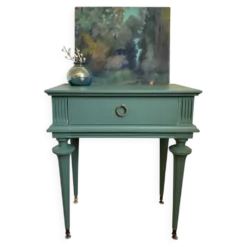 Lot 2 tables chevet style empire
