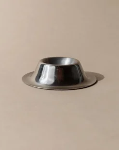 Lot vintage de 9 coquetiers en acier inoxydable des années 1970, design minimal intemporel, compatibles lave-vaisselle