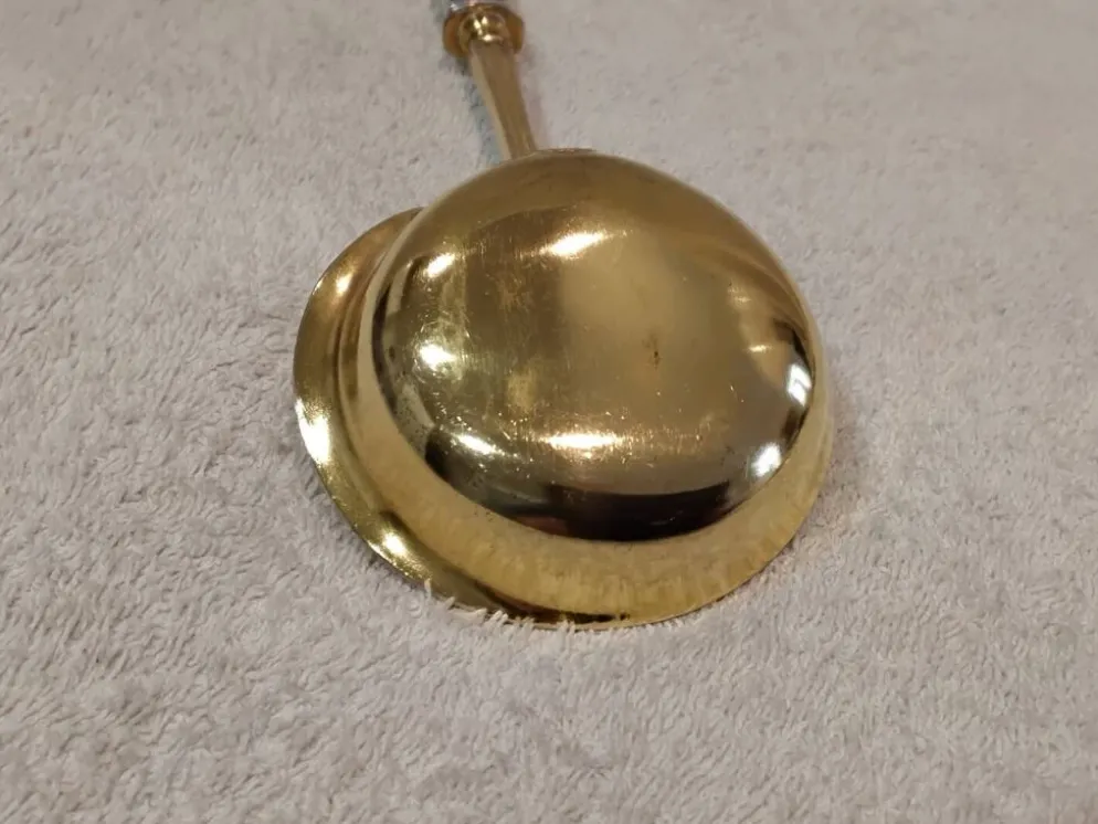 Louche a dessert manche argent 950 Minerve style Louis XVI