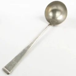 Louche Art Nouveau, en alpaca argenté, Bracia Henneberg, Pologne, années 1930