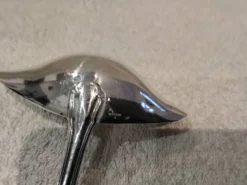 Louche gras maigre métal argenté orfèvre Ercuis Valencay 17,6cm