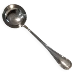 Louche à potage métal argenté orfèvre Christofle modèle Albi 28,7cm