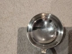 Louche à potage métal argenté orfèvre Christofle modèle Albi 28,7cm