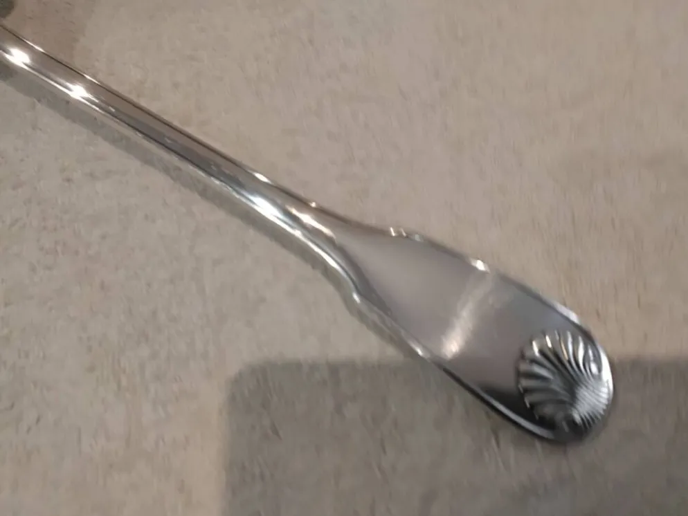 Louche à potage métal argenté orfèvre Christofle vendome 31,5cm