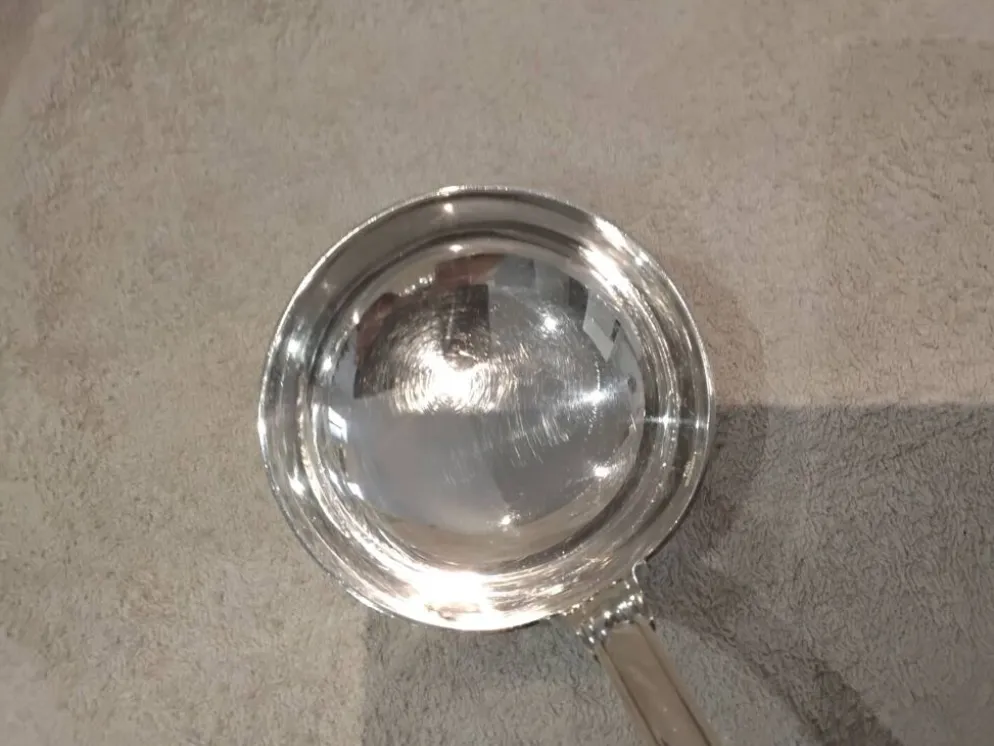 Louche à potage métal argenté orfèvre Christofle vendome 31,5cm