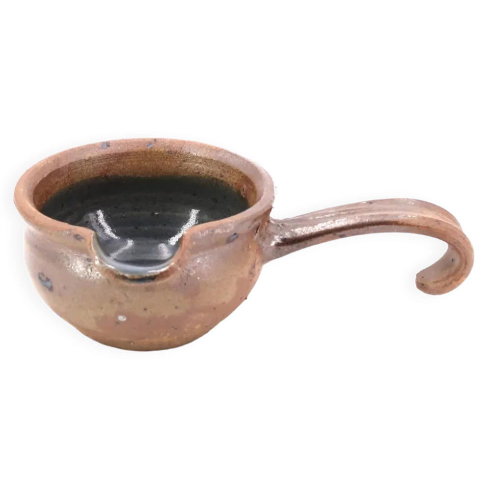 Louche saucière en grès de Pierre Digan, années 60