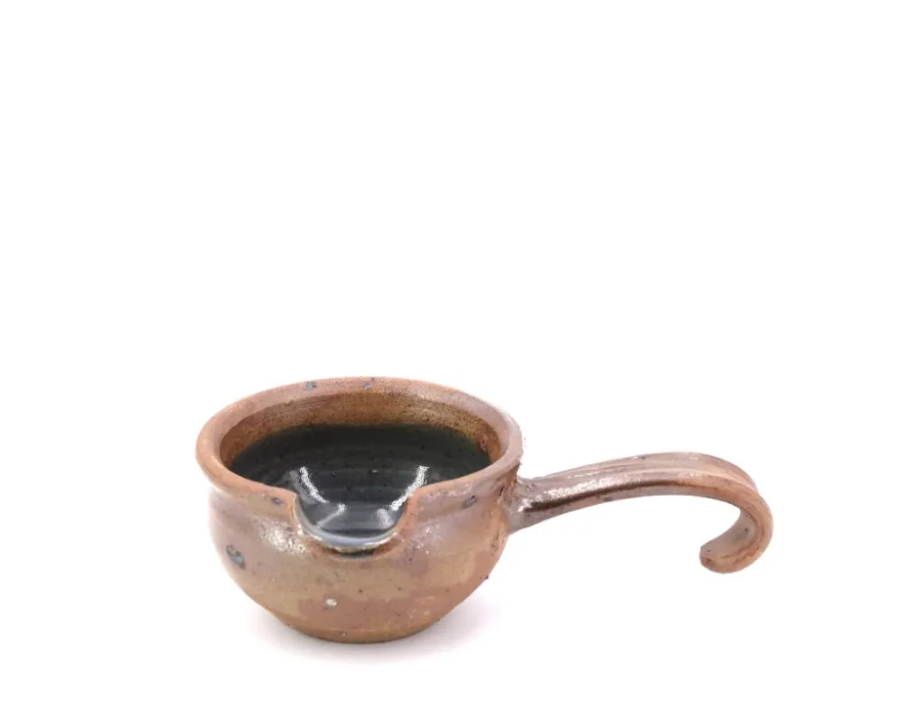 Louche saucière en grès de Pierre Digan, années 60