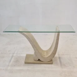 Mactan Stone Coffee or Fossil Stone Table, 1990s