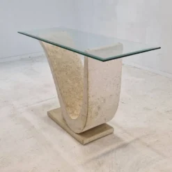 Mactan Stone Coffee or Fossil Stone Table, 1990s