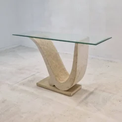 Mactan Stone Coffee or Fossil Stone Table, 1990s