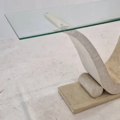 Mactan Stone Coffee or Fossil Stone Table, 1990s