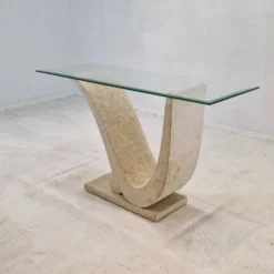 Mactan Stone Coffee or Fossil Stone Table, 1990s