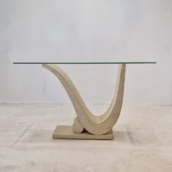 Mactan Stone Coffee or Fossil Stone Table, 1990s