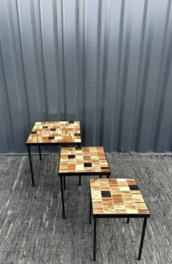 Mado jolain trio de tables basses