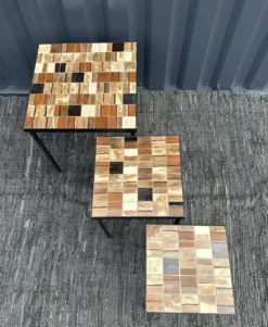 Mado jolain trio de tables basses