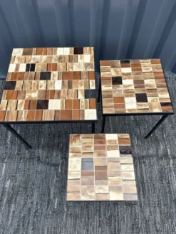 Mado jolain trio de tables basses