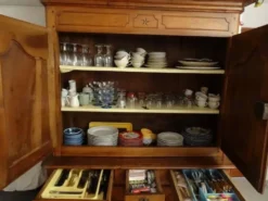 magnifique buffet 2 corps xviiie siècle en noyer – pièce ancienne d’excepti