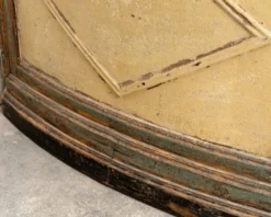 Magnifique comptoir ancien italien avec plateau en marbre, 19ème