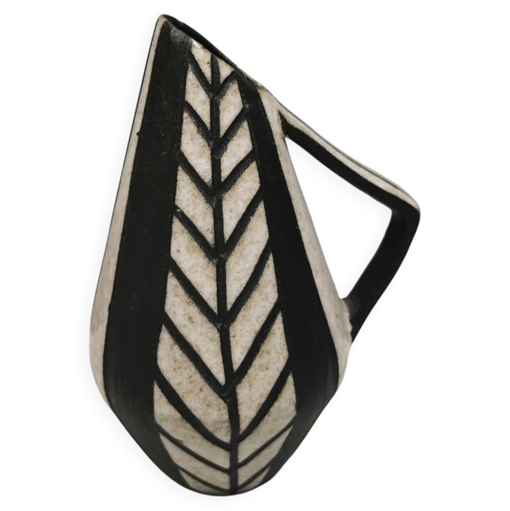 Magnifique cruche en céramique par Michael Andersen, Danemark, années 1960.