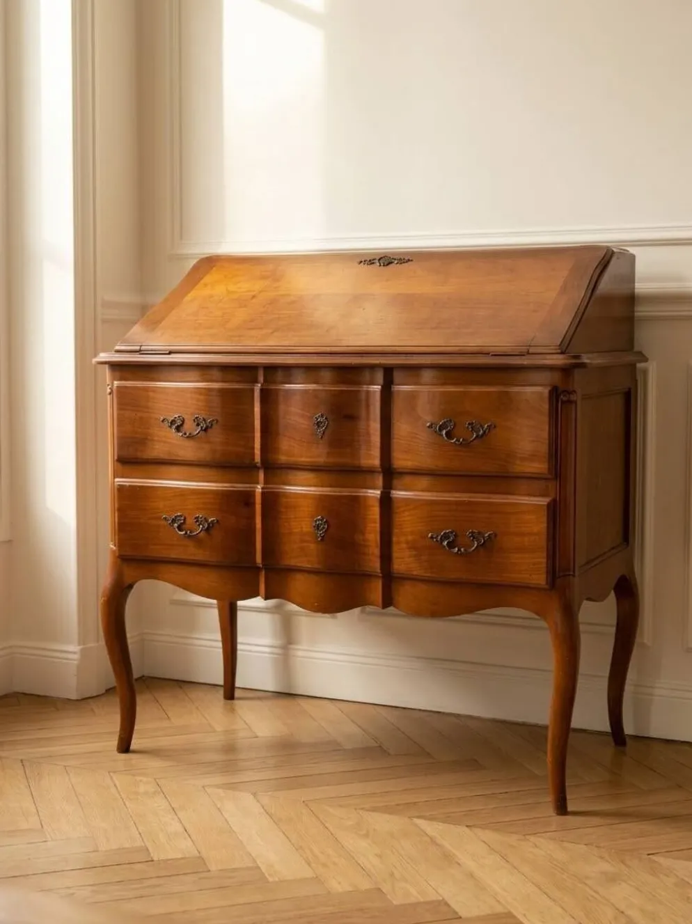 Magnifique Secrétaire style louis XV