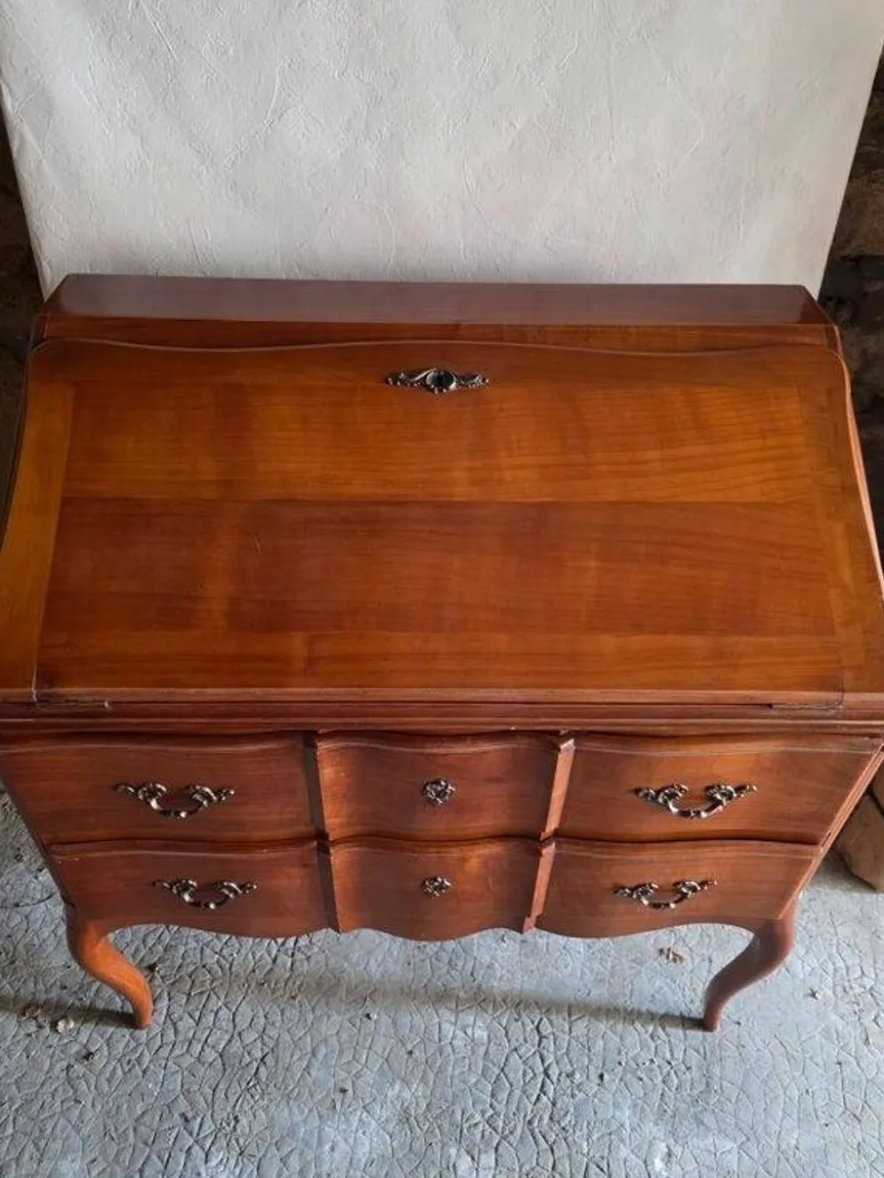 Magnifique Secrétaire style louis XV