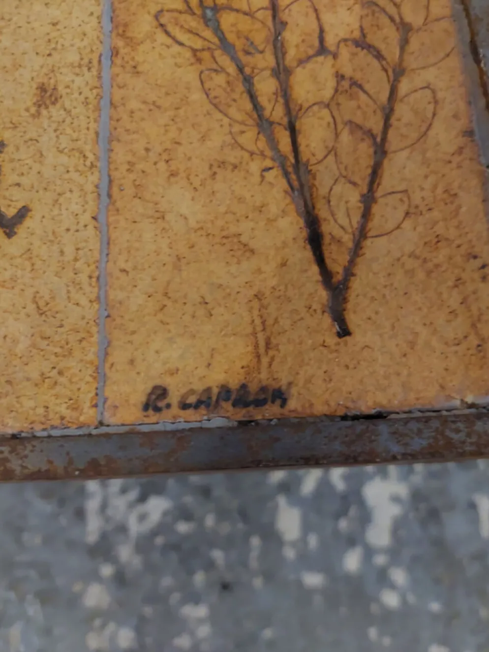 Magnifique table basse Roger Capron