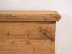 Malle ancienne en bois massif (c.1920)