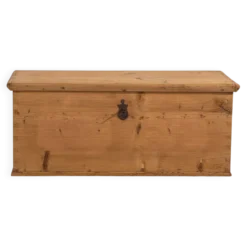 Malle ancienne en bois massif (c.1920)