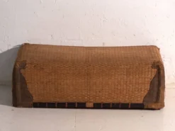 Malle ancienne kōri en osier de saule – Japon, vers 1920. Ensemble de deux.
