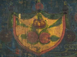 Malle ancienne peint à la main – Europe centrale (vers 1850)