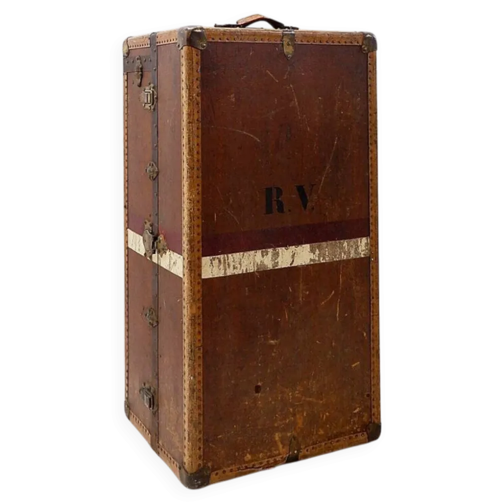Malle armoire ancienne "Malle de voyage", vers 1930