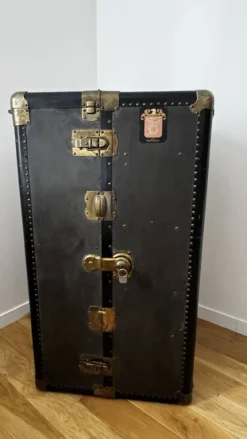 Malle-armoire de voyage américaine Wheary – années 1920