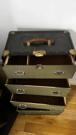 Malle-armoire de voyage américaine Wheary – années 1920