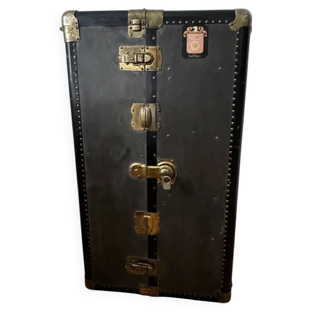 Malle-armoire de voyage américaine Wheary – années 1920