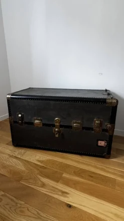 Malle-armoire de voyage américaine Wheary – années 1920