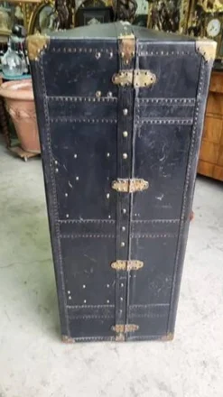 Malle de voyage cabine en cuir cosmopolis